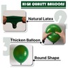 PartyWoo Hunter Green Balloons, 120 pcs Dark Green Balloons Different