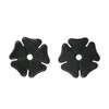 AJ Tack Spur Rowels Black 1" x 9 pt