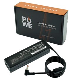 PO WE - Cargador Adaptador de CA de Repuesto de 20 V 3,25 a 65 W, para Lenovo IdeaPad B560 B570 B575 G580 N580 N585 N586 Y410P Z560 Z570 Z580 Z585 Cable de Fuente de alimentación