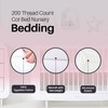 100% Egyptian Cotton Cot Bed Fitted Sheet Thread Count 200