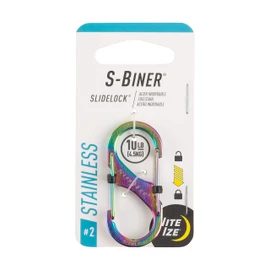 NITEIZE S-Biner Slide Lock #2 Spectrum LSB2-07-R3 (Genuine Japanese Product) W22 H50 D8 mm NI59104