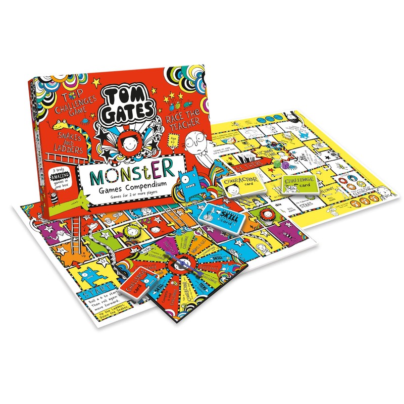University Games Tom Gates Monster Board Games Compendium