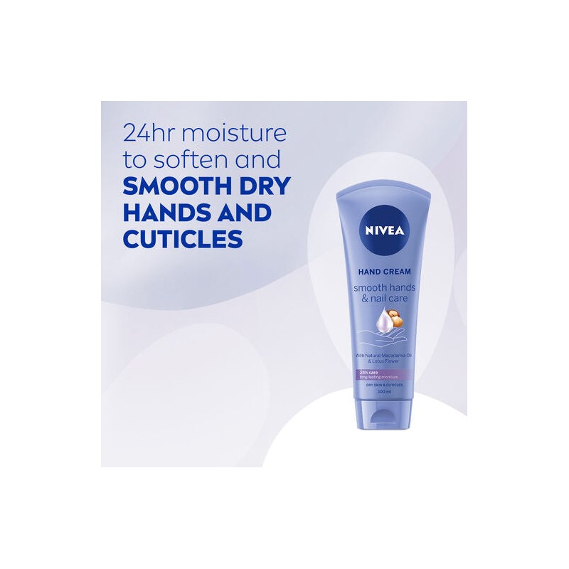 Nivea Smooth Hands & Nail Care Cream 100ml