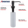 BZOOSIU Modern Stainless Steel Oil Rubbed Bronze Soap Dispenser for