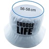 Choose Life Bucket Hat 80s White Pop Music Unisex