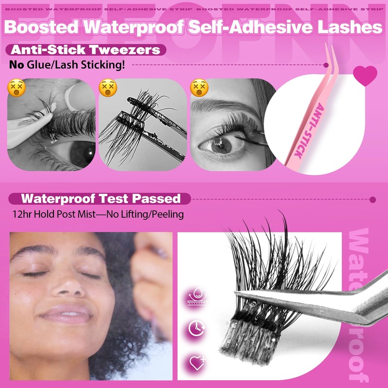 Lash Clusters Wispy Cluster Eyelash Extensions Natural Individual Lashes