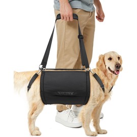 Snqqmtt Dog Lift Harness with Adjustable Lifting Straps, Sling for Large Dogs Hind Legs Support, Rehabilitation Dog Carrier, for Wounded, Disabled and Joint Injuries for Senior Dogs
