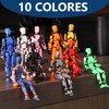 UTRHHVS 10 Piezas Titan 13 Action Figure,Mision 13 muñecos Originales,Dummy