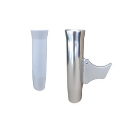 Brocraft Aluminum Rod Holder Flared with Blade / Aluminium Flared Weld-On Rod Holder with Blade /Aluminum Weld- On Rod Holder