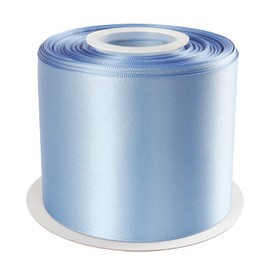 AVANAVA 75mm Wide Ribbon Double Face Satin Ribbon - 22 Meters (332-French Blue)