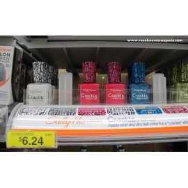 Sally Hansen B2G1 FREE (Add 3) Sally Hansen Crackle Overcoat Nail Polish 01,03,04,08,10 - 11 Sage Smash