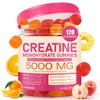 Creatine Monohydrate Gummies 5000MG with L-Taurine, BCAA, B12/6, 120 Count