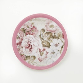 Royal Arden 57665 Coaster, Set of 6, Rose Pattern, Dolce Rose, 3.9 x 3.9 inches (10 x 10 cm)