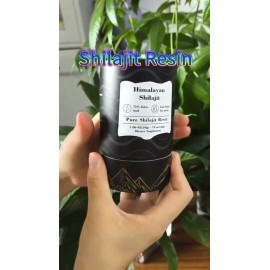 EarthRoots Organic Pure Himalayan Shilajit Resin, Non GMO, Fulvic Acid 75 servings (30g)