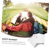 NOLITOY 1pc Outdoor Emergency Foil Blanket Multi Use Thermal Insulation