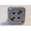 Lamp 2" SQUARE BASE PORCELAIN PONY CLEAT LAMP SOCKET E26