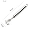 2Pcs Coconut Grater Stainless Steel Coconut Scraper Coconut Grater Fish