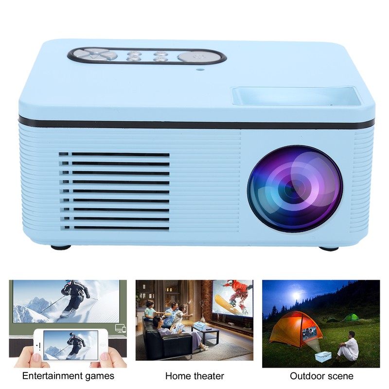 Projector Mini LED Portable 1080P HDMI MultiFunction Home Theater S361