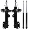 4Pcs Front Rear Shocks Set - INEEDUP Shock Absorber Kit