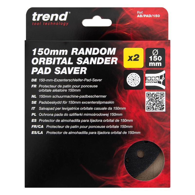 Trend 150 mm Pad Saver for Random Orbital ROS Sanders,