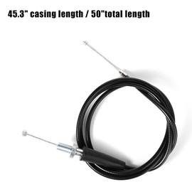 50" Mini Bike Throttle Cable Repair Kit with 2pcs Metal Fixing Heads Compatible with Predator 212 CT200U Baja MB165 196cc MB200 200cc Heat Warrior MOTOVOX MBX10 MBX11 GX160 GX200 Pit Dirt Bike