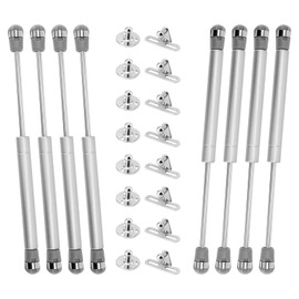 NAMYEUT Pack of 8 Hydraulic Gas Spring 200N, Furniture Gas Spring, Gas Spring Flap Fitting, Gas Spring for Furniture, Cabinets, Boxes