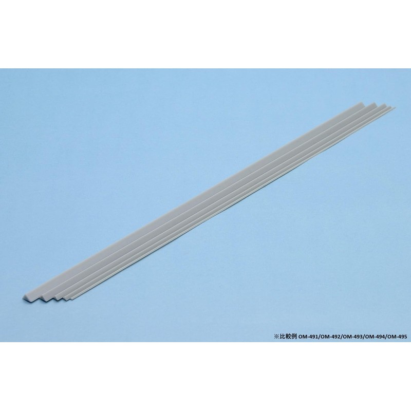 Wave Material Series Plastic Material Triangle Bar 0.04 inch (1.0