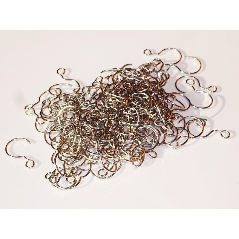 160 Chrome S Shape Hooks in Metal 18mm 0.7 Inches