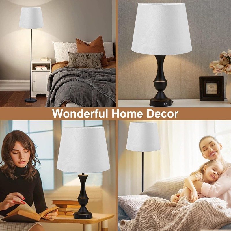 Small Lamp Shade Fabric Lampshade for Table Floor Light E27