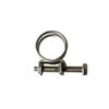 Stainless Steel Double Wire Hose Clips 18-22mm Pond Pipe Screw
