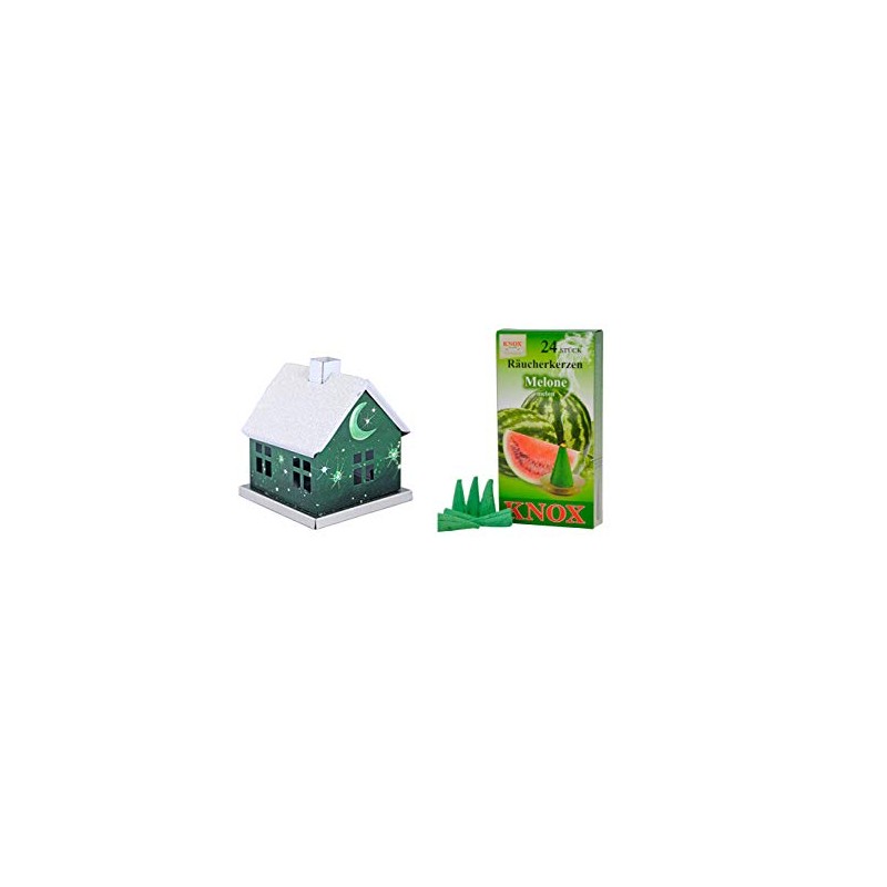KNOX - Romantik Metal Smoker House for Incense Cones Size