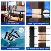 Muzata 20 Pack 1/8" Black Invisible Cable Railing Stemball Swage