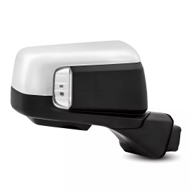 Cahuczlhoz Fit 2019-2024 Silverado 1500 Chrome Power Fold Heated & Puddle Mirror RH Side US