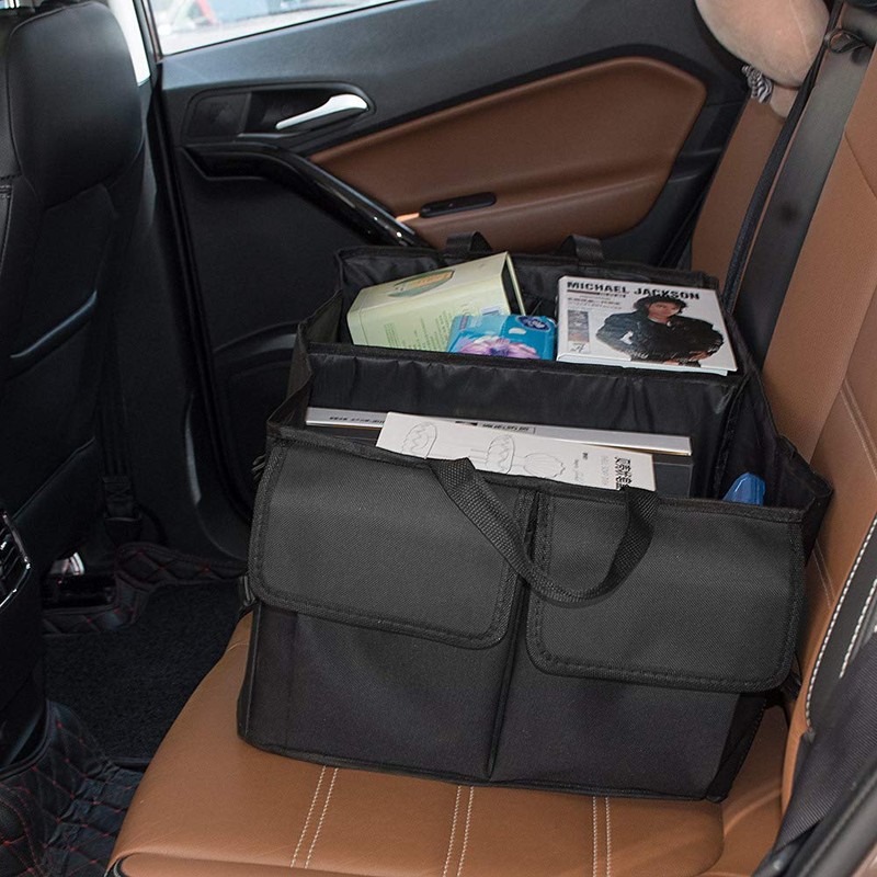 JiatuA Car Trunk Backseat Organizer for SUV, 8 Pocket Waterproof,