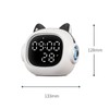 Intelligent Mini Alarm Clock with Bluetooth Speaker Night Light Cute