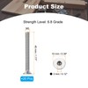 PATIKIL M5 x 45 mm Flat Head Socket Cap Screws,