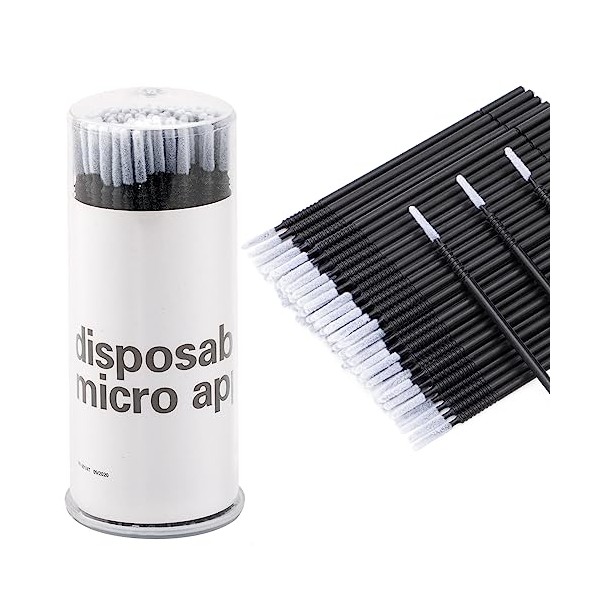 G2PLUS Micro Applicators Brushes with Longer Tips - 200PCS Disposable