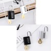 2 Pack Combination Padlock, 4 Digit Resettable Outdoor Waterproof Padlock