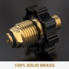 Onlyfire 5041 Soft Nose POL Propane Gas Fitting Adapter with