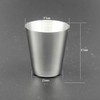 4 Pieces 30ml (1oz) Stainless Steel Shot Cups Shot Glass