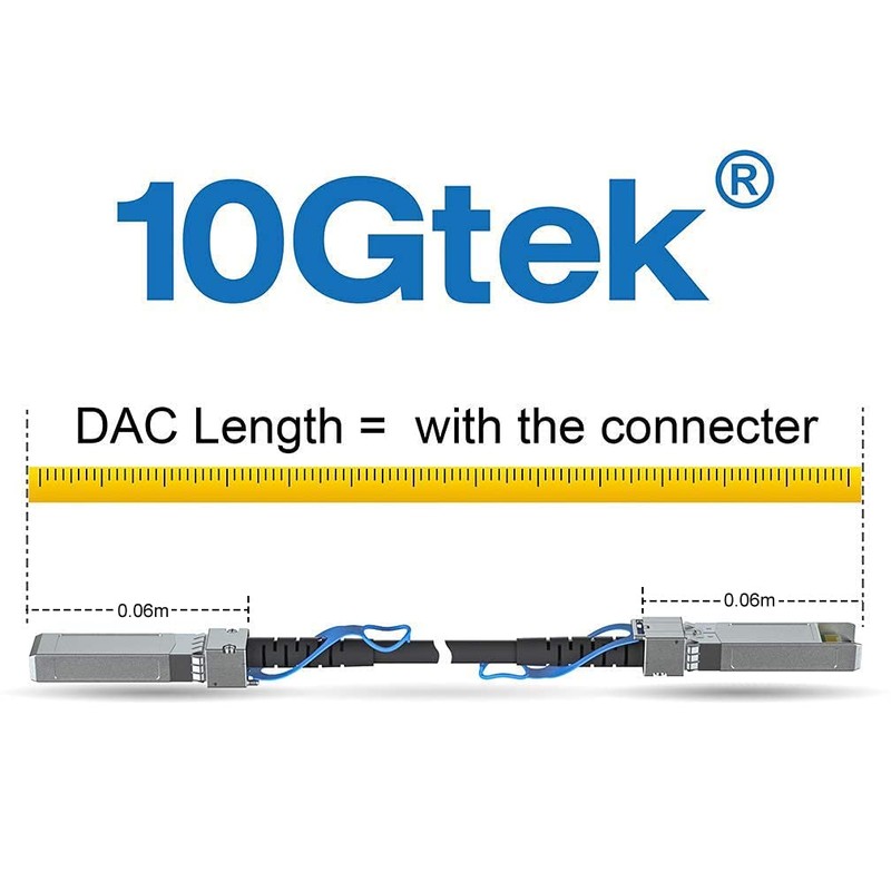[Blue] 10G SFP+ DAC Cable 1 Metre (3.3 ft), Twinax