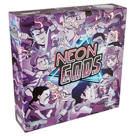 Neon Gods Board Game - Join a Dystopian Street Gang! Cyberpunk Sci-Fi Adventure Game, Strategy Game for Kids & Adults, Ages 14+, 2-4 Players, 30-120 Min Playtime, Made by Plaid Hat Games