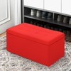 MoNiBloom 31 Inches Storage Ottoman Bench, End of Bed Bench