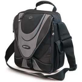 Mobile Edge MEMMS2 Mini Messenger Bag (Black/Silver)