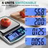 SASVY Digital Lab Scale 5000g x 0.1g oz/lb/g/kg Precision Electronic