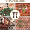 Walquicks 15 Pcs Heavy Duty Brick Hook Clips, Metal Wall