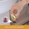 2Pcs Ceramic Toilet Bolt Covers, Gold Bird Replacement Toilet Screw