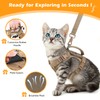SALFSE Tactical Cat Harness and Leash Set for Walking Escape