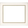 8163 UV Protection Acrylic Picture Frame with MDF Backing (White,