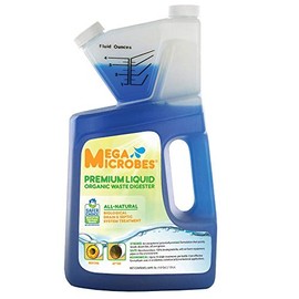 MegaMicrobes MML-5GL MML-64FL No-Mixing Liquid Drain, Septic, Trap and Pump Treatment, 64-Ounce Bottle